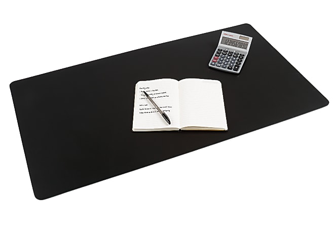 Realspace® Ultra-Smooth Writing Surface With Antimicrobial  Protection,  19 3/10" H X 35 2/5" W , Black