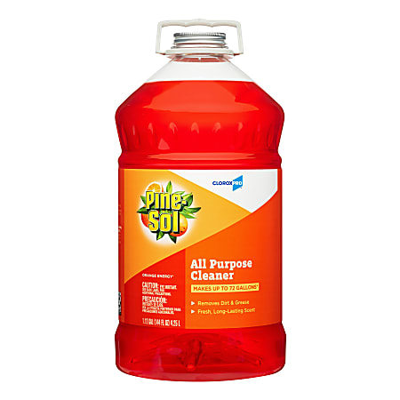 Pine Sol Cleaner Orange Energy Scent 144 Oz Bottle - Office Depot