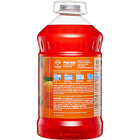 Pine Sol Cleaner Orange Energy Scent 144 Oz Bottle - Office Depot