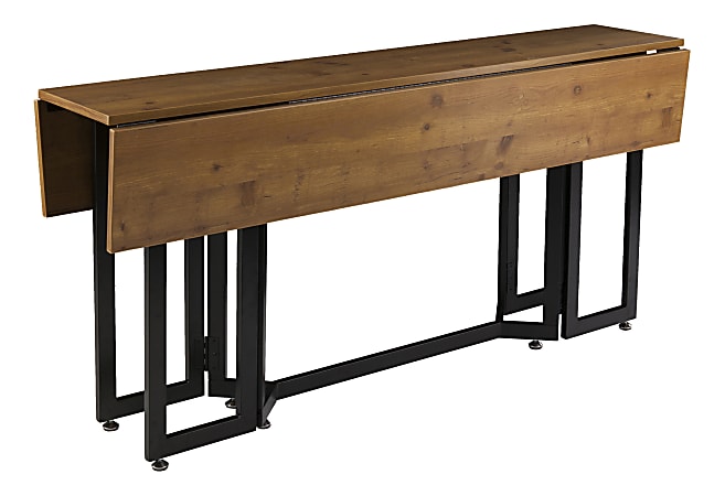 Holly Martin Driness Drop Leaf Table Rectangle Weathered OakBlack