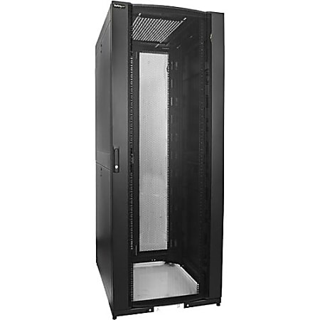 StarTech.com 42U Server Rack Cabinet - 37 in. Deep Enclosure - 30 in. Extra Wide Network Cabinet - Rack Enclosure Server Cabinet - Data Cabinet - Securely stores server and networking equipment in this 42U portable server rack cabinet - Fully assembled