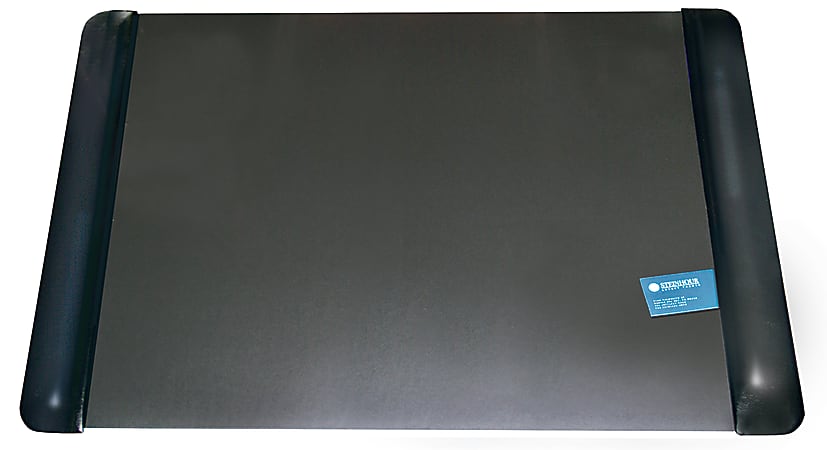 Office Depot® Brand Executive Desk Pad With Microban®, 19" x 24", Black