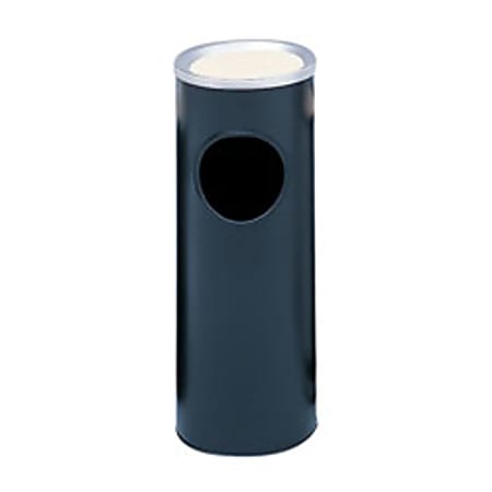 Safco® Ash n' Tray Urn, 25 1/2"H, Black