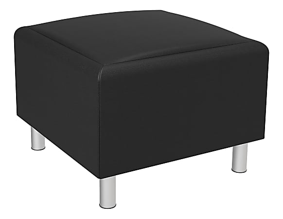basyx by HON® Modular Storage Ottoman, Black
