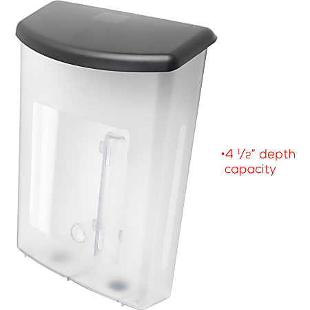 Deflecto Imbriqués Inclinaison Horizontale Corbeille, 4 Compartiments, Blanc (Def20403op