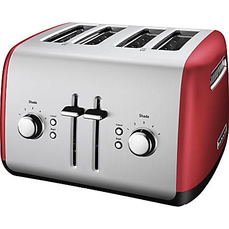 KitchenAid 4 Slice Toaster - Toast, Bagel - Empire Red