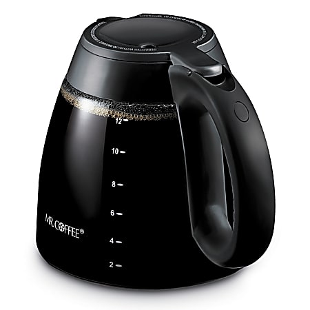 Mr. Coffee® ISD13 12-Cup Replacement Decanter, Black