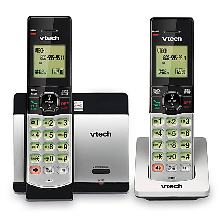 VTech® CS5119-2 DECT 6.0 Expandable Cordless Phone With