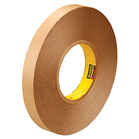 3M™ 9425 Removable Double-Sided Tape, 3" Core, 0.5" x 216', Clear, Pack Of 2