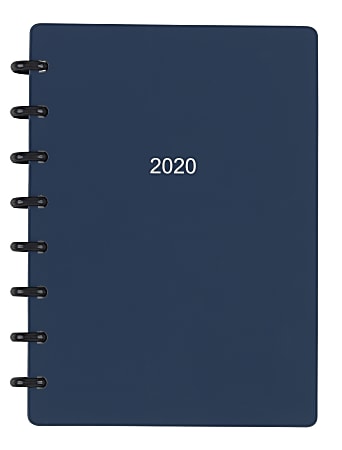 TUL® Discbound Monthly Planner, Junior Size, Navy, January to December 2020