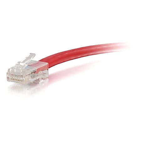 C2G-6ft Cat6 Non-Booted Unshielded (UTP) Network Patch Cable - Red