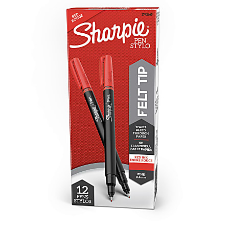 Sharpie Porous Art Pens Fine Point 0.4 mm Black Barrel Assorted Ink Colors  Pack Of 24 - Office Depot