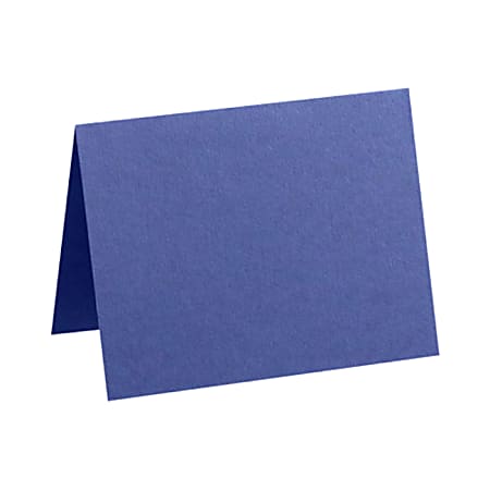 LUX Folded Cards, A1, 3 1/2" x 4 7/8", Boardwalk Blue, Pack Of 50