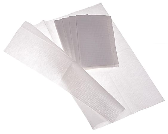 Medline 2-Ply Tissue/Poly Professional Towels, 17" x 19", White, Roll Of 500 Sheets