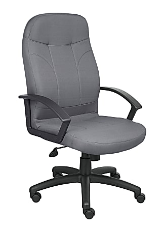 Boss Fabric Chair, Gray