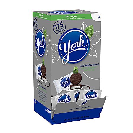 York Peppermint Patties, 0.48 Oz, Box Of 175