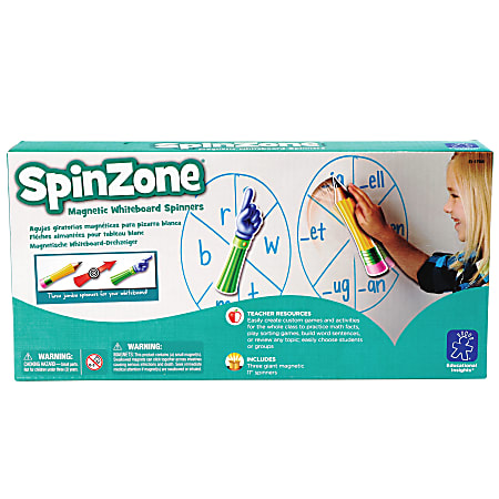 Educational Insights® SpinZone® Magnetic Whiteboard Spinners,