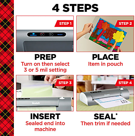 Scotch Thermal Laminating Combo Pack 1 Thermal Laminator 9 Wide 2