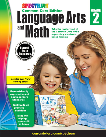 Spectrum Language Arts And Math Common Core Edition, Grade 2