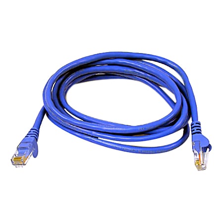 Belkin - Patch cable - RJ-45 (M) to RJ-45 (M) - 7 ft - UTP - CAT 6 - molded - blue