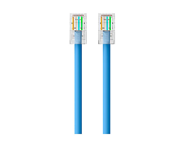 Belkin - Patch cable - RJ-45 (M) to RJ-45 (M) - 2.13 m - UTP - CAT 6 - molded - blue