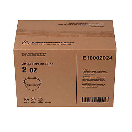 Portion Cups, 2 Oz, Carton Of 250