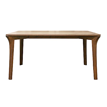 Baxton Studio Mier Dining Table, Brown