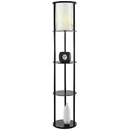 RS To•Go™ Zammy Floor Lamp, Black/White
