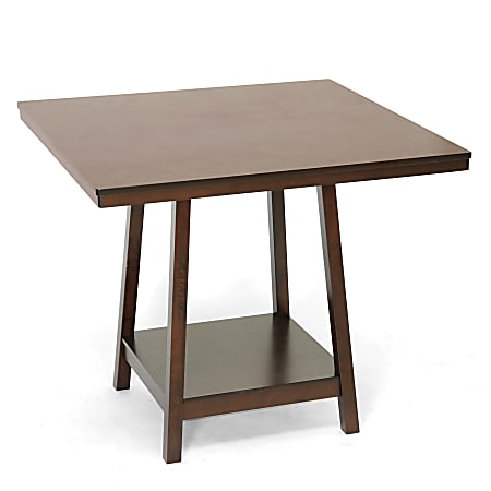Baxton Studio Kelsey Counter Table, Brown