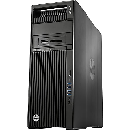 HP Z640 Workstation - Intel Xeon E5-2620 v3 Hexa-core (6 Core) 2.40 GHz - 8 GB DDR4 SDRAM - 256 GB SSD - Windows 7 Professional 64-bit - Convertible Mini-tower - Brushed Aluminum, Black