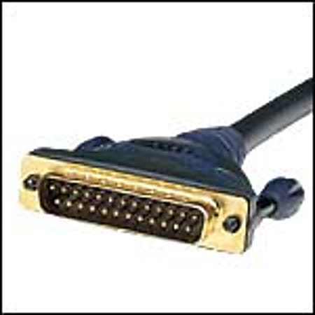Belkin® High-Speed Parallel-Port File Transfer Cable, 10' Gold Direct Connect, DB25M/M