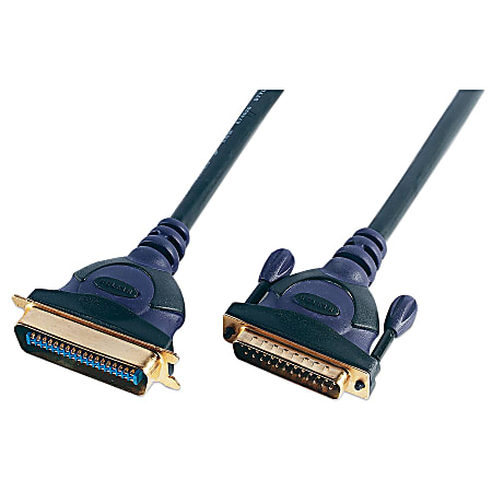 Belkin® Gold Series IEEE 1284 Parallel Printer Cable, DB25M/Cent. 36M, 6'
