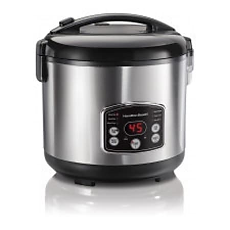 Hamilton Beach Digital Simplicity Rice Cooker and Steamer (37541)