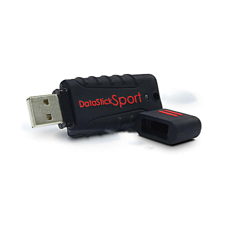 Centon DataStick Sport - USB flash drive - 64 GB - USB 2.0 - black