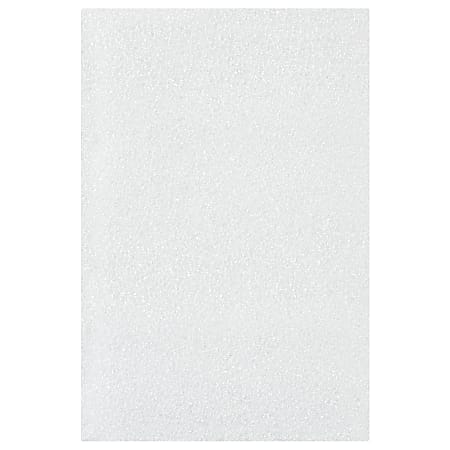 Partners Brand Flush-Cut Foam Pouches, 4" x 6", White, Case Of 500