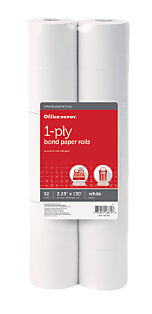 DYMO LabelWriter Continuous Roll Non Adhesive Paper 30270 2 14 x 300 White  - Office Depot