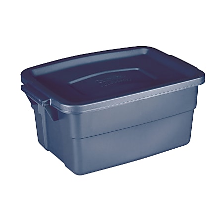 Rubbermaid® Roughneck Storage Tote, 3 Gallons, Blue