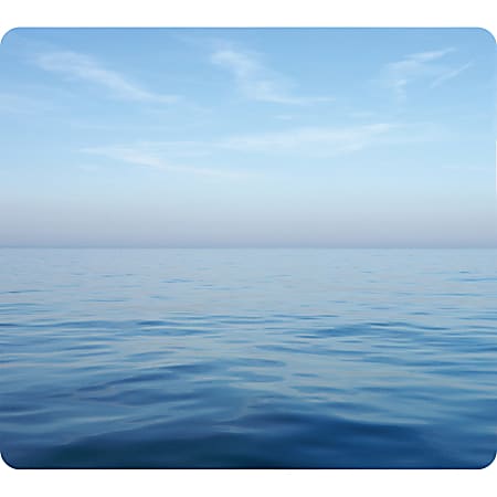 Fellowes® Mouse Pad, 95% Recycled, Blue Ocean