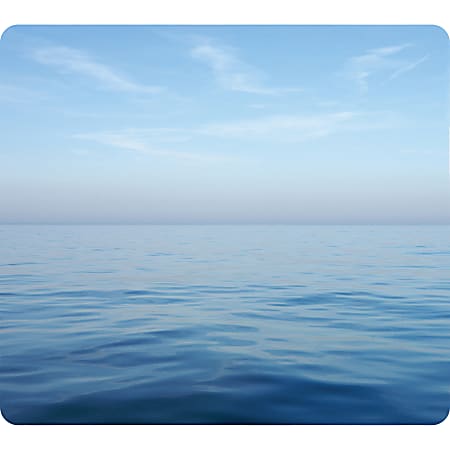 Fellowes® Mouse Pad, 95% Recycled, Blue Ocean