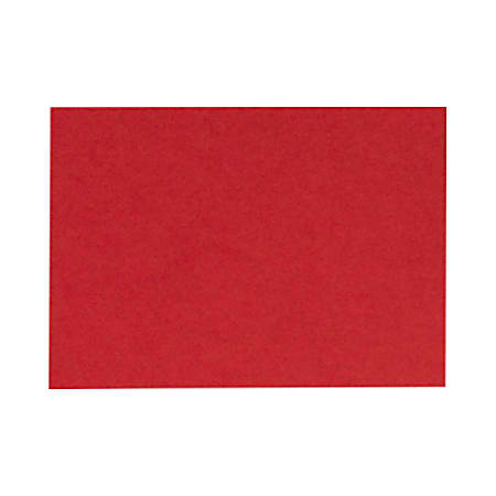 LUX Flat Cards, A9, 5 1/2" x 8 1/2", Ruby Red, Pack Of 50