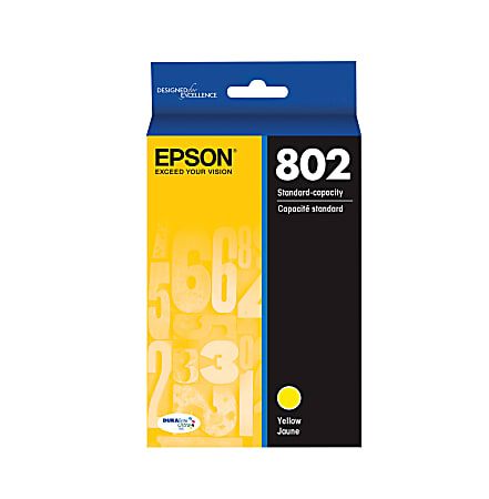 Epson® 802 DuraBrite® Ultra Yellow Ink Cartridge, T802420-S