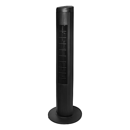 Seasons Comfort™ 3-Speed Oscillating Tower Fan with Remote, 40-In., Black