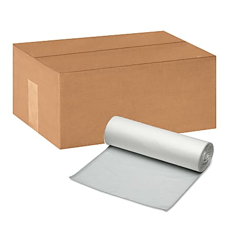 High Density (HDPE) Coreless Roll Liners, 33" x 40", 33 Gallons, Box Of 250 (AbilityOne 8105-01-557-4983)