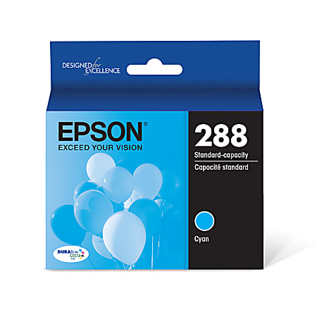 Epson® 288 DuraBrite® Ultra Cyan Ink Cartridge T288220-S