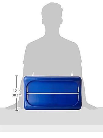 Rubbermaid Commercial Slim Jim Paper Recycling Top-Blue-New Rubbermaid Commercial Slim Jim Paper Recycling Top-Blue-New