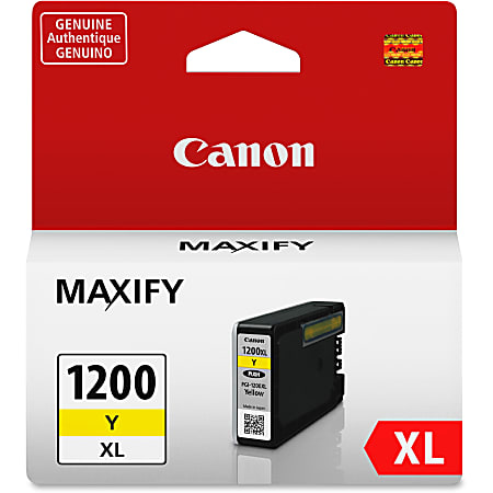 Canon® PGI-1200XL Yellow High-Yield Ink Tank, 9198B001