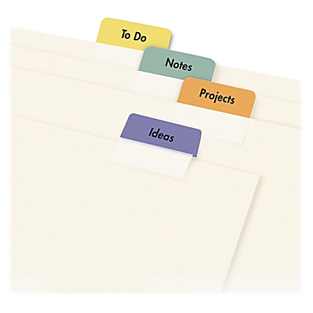 Avery Printable Self Adhesive Tabs Multicolor Pack Of 80 Office Depot