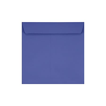 LUX Square Envelopes, 7 1/2" x 7 1/2", Peel & Press Closure, Boardwalk Blue, Pack Of 50