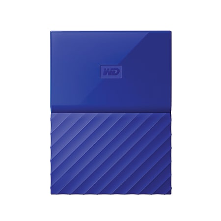 WD My Passport™ Portable External Hard Drive, 2TB, USB 2.0/3.0, WDBYFT0020BBL-WESN, Blue