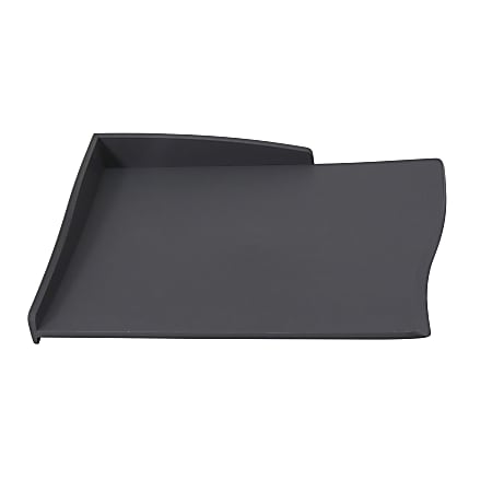 Silhouette Paper Catch Tray, 1 3/4"H x 9 1/4"W x 11 3/4"D, Gray